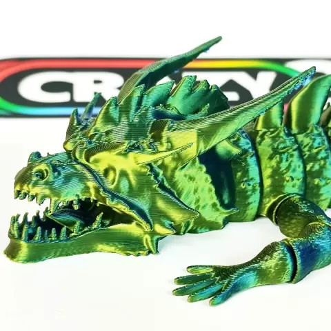 Ultra articulated Dragon Lizard - Crazy3D