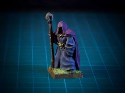 Hooded Stranger 28mm (No supports, FDM)