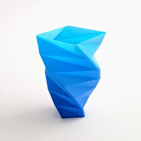 Facet Spiral Vase by Clockspring