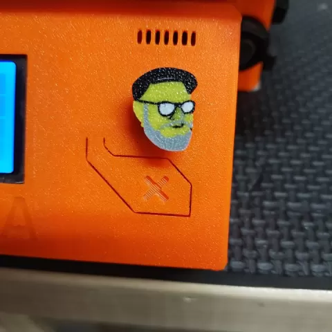 4 Color Prusa Head LCD Dial by Alexander Wright