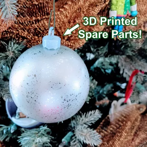 Ornament Cap and Hanger - Christmas Spare Parts [Shindo Design Challenge] by William Hayden