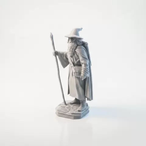 Gandalf The Grey Figurine Lord of the Rings 3D Printable