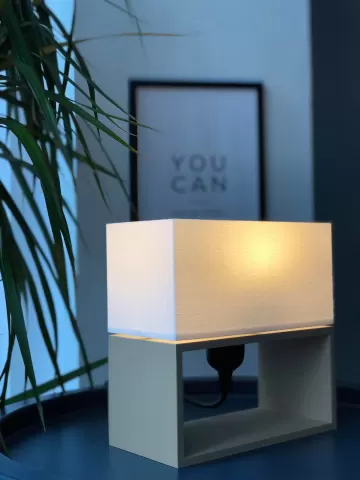 Modern Bedside/Table Lamp - RectaGlow