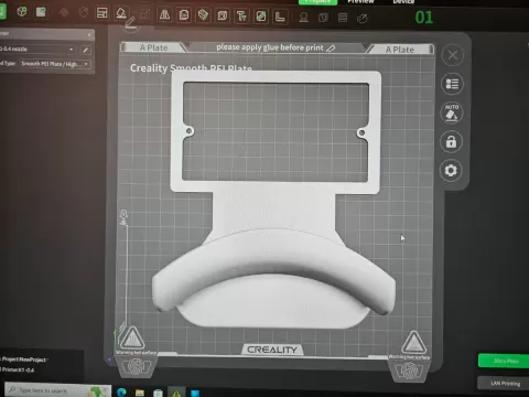 double socket headset holder.stl
