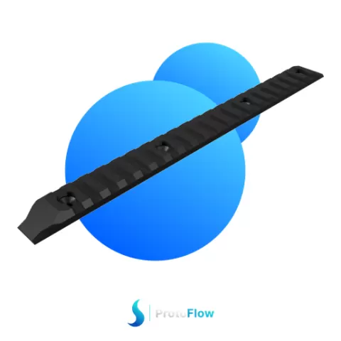 🔫 Angular Picatinny Rail - 21 x 200mm