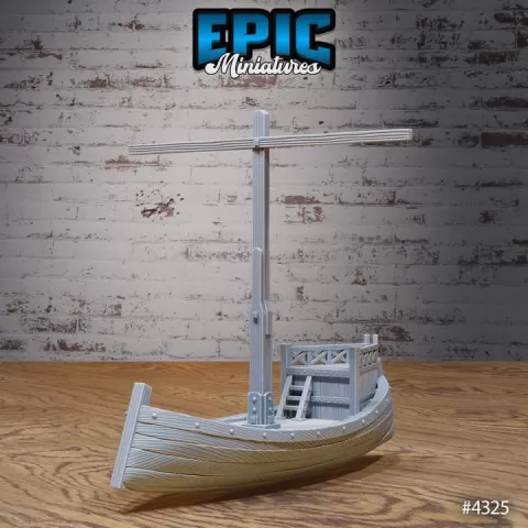 Olympian Trade Boat / Ancient Greek Environment / Myth Equipment / Olympus God Item / Hero Village Home Decoration Encounter by Epic-Miniatures