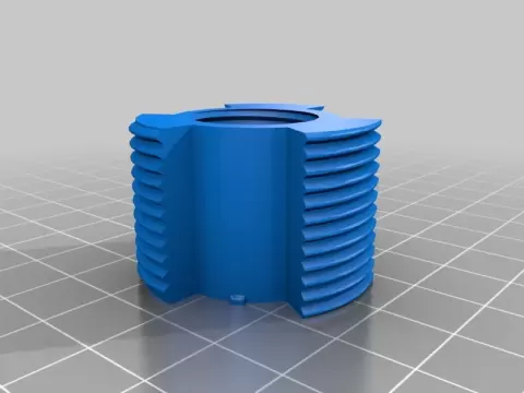 Dremel router remixed hub with 18mm thread
