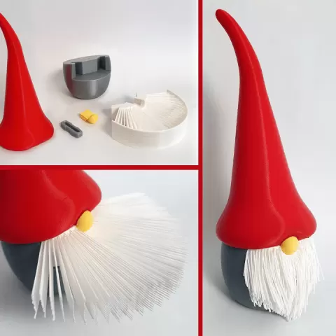 Cute standing gnome