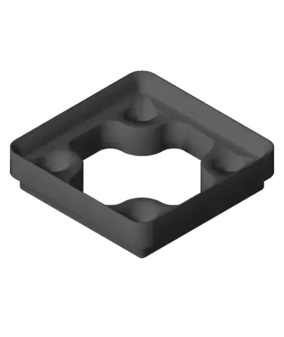 Magnetic Gridfinity Risers optimized for magnets-only