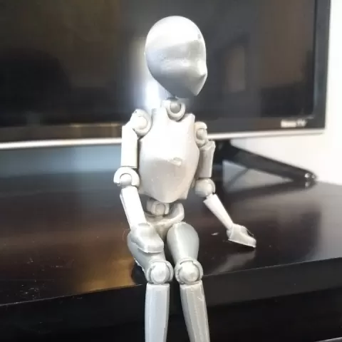 Fully Articulated Artist's Mannequin by Ethan Sanders Swan-Begnaud