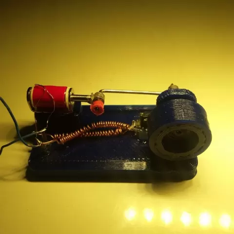Tiny solenoid engine by Poroshenko
