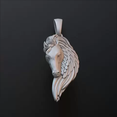 Pegasus Pendant 3D print model