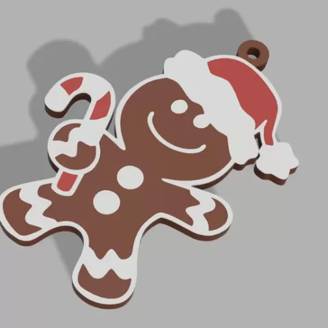 MULTICOLORED GINGERBREAD COOKIE