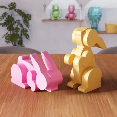 Easter Bunny Figurine