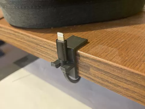 Parametric Cable Holder (Friction Fit)