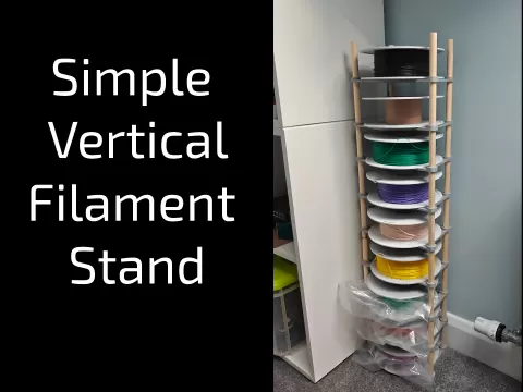 Simple vertical filament stand