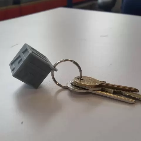 STARTT Logo cube keyring by STARTT 3D Printer