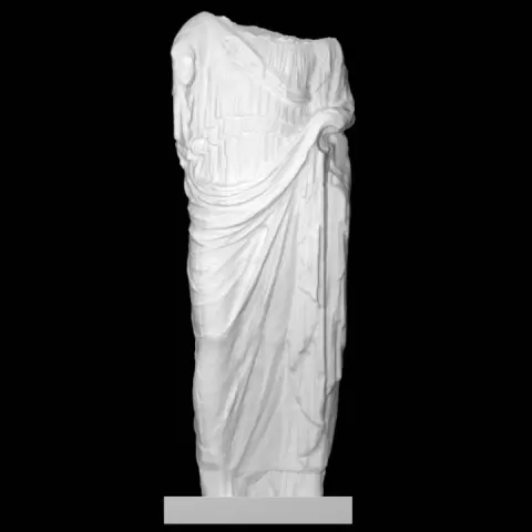Statue of a Woman in Archaistic Style perhaps representing Artemis by Scan The World