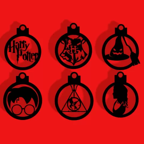 CHRISTMAS SPHERES(HARRY POTTER)