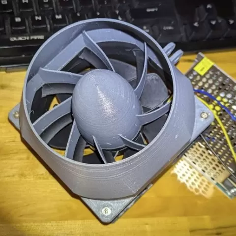 120mm Fan Nozzle WindSim