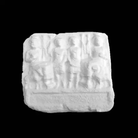 Bas-relief of Gods Bel, Ba'alsamin, Yarhibol and 'Aglibol by Scan The World
