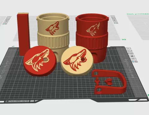 AZ Coyotes coller coozie.3mf