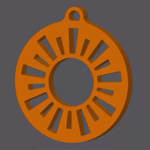 Sun - Earring & Pendant