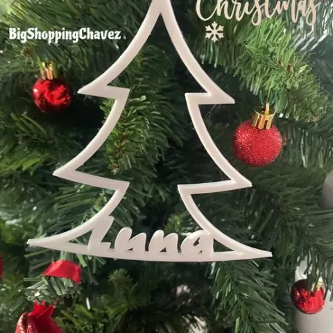Christmas sphere with name