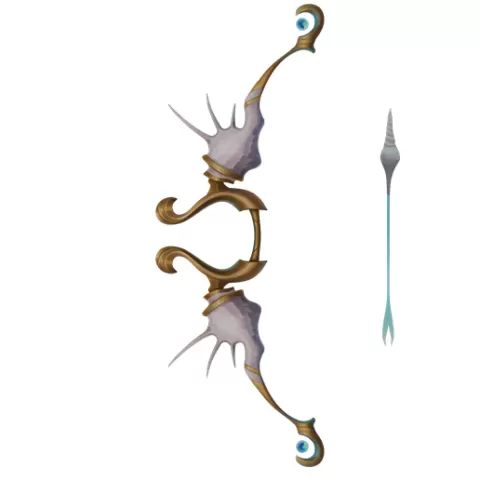 League Of Legends Ocean Song Ashe Bow And Arrow Skin For Cosplay