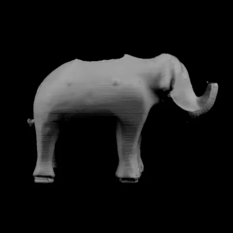 Elephant Zun Vase at The Guimet Museum, Paris by Scan The World