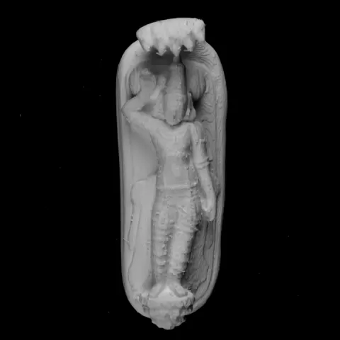 Narayana with the Serpent of Eternity at the Guimet Museum, Paris by Scan The World