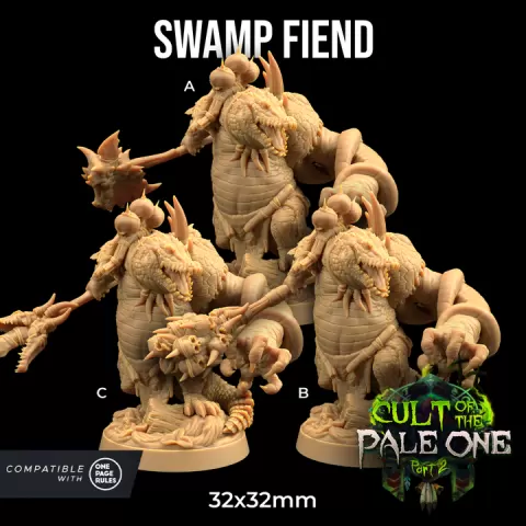 Swamp Fiend | PRESUPPORTED | Cult of The Pale One Pt. 2 by The Dragon Trappers Lodge