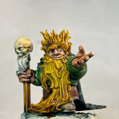 Dwarf Warlock by Harry's 3d Sculpting