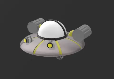 Rick and Morty ship - Mr3DBeast