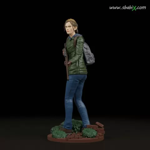 Ellie – the last of us part 2 – 3d printer assembly miniature Stl model 300mm_tall–best_quality-8k by Marco