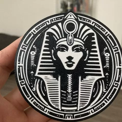 Sphinx ornament coaster