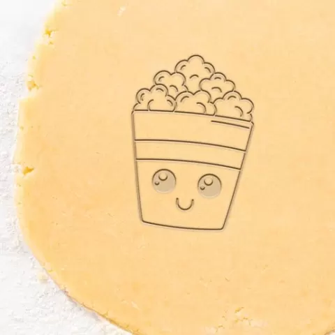 Popcorn Cookie Cutter, Biscuit Cutter