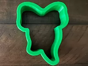3.5" Fancy-Modern tailed Bow Cookie Cutter