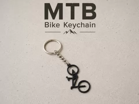 MTB Bike Keychain | Fast Print