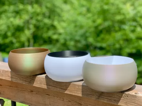 Self-Watering Bowl Planter 150x75 mm, low filament