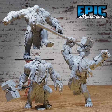 Hill Giant Smasher Set / Bulky Warrior / Brave Rocky Mountain Guard / Humanoid Fighter / Wildling Bandit / Siege Servant Creature / Free Folk Encounter / Volcanic Lord Beast / Burning Army Monster / Evil Soldier / Dark Conqueror / Raider by Epic-Mini