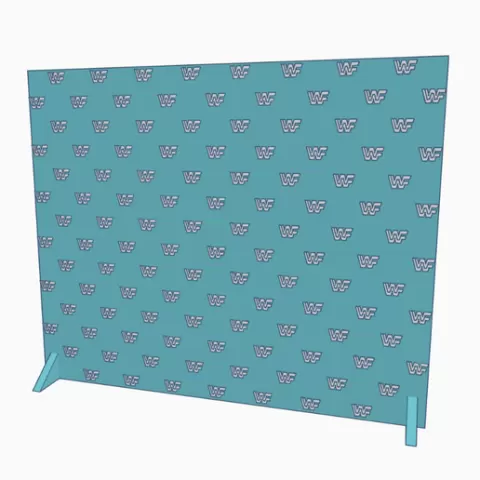 WWF 80s INTERVIEW AREA Background by MANIACMANCAVE3D