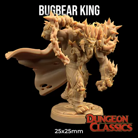Bugbear King | PRESUPPORTED | Dungeon Classics by Dungeon Classics