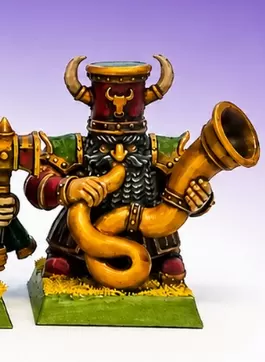 Fantasy Evil Dwarf Musician