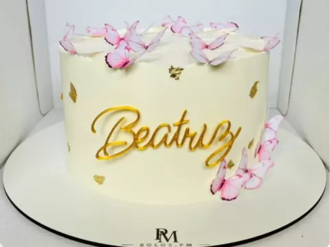 Topo de bolo " Beatriz "