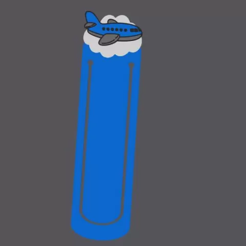 Airplane 5 - Bookmark