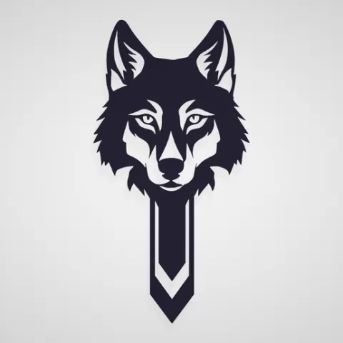 WOLF / DOG / ANIMAL / PET / HOME / BOOKMARK / BOOKMARK / SIGN / BOOKMARK / GIFT / BOOK / BOOK / SCHOOL / STUDENTS / TEACHER / OFFICE / WITHOUT SUPPORTS