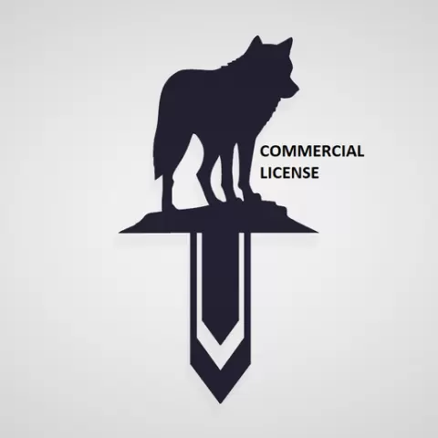 COMMERCIAL LICENSE / WOLF / DOG / ANIMAL / PET / HOME / BOOKMARK / BOOKMARK / SIGN / BOOKMARK / GIFT / BOOK / SCHOOL / STUDENTS / TEACHER / OFFICE / WITHOUT MEDIA