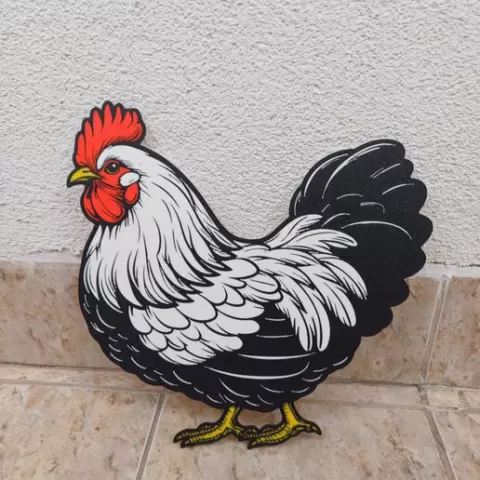 Chicken wall art