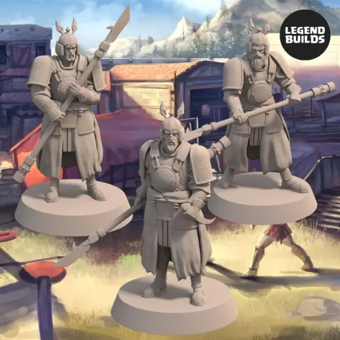 The Guardians of the Council of Bamasa - Bundle 2 (3 unique miniatures) - 3D Printable Miniatures – STL file by LegendBuilds